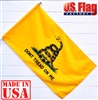 2.5x4 Gadsden Flag (Sleeved) Don't tread on me