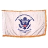 3' x 5' Coast Guard Flag - Nylon - Pole Sleeve and Fringe