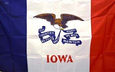 3' x 5'  Iowa Flag - Nylon