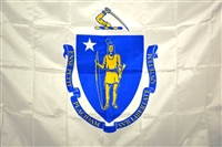 3' x 5'  Massachusetts Flag - Nylon