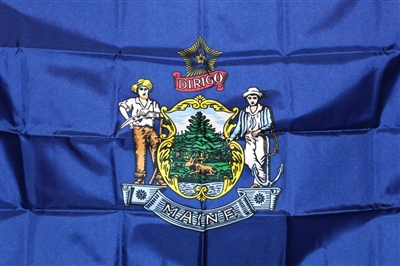 3' x 5'  Maine Flag - Nylon