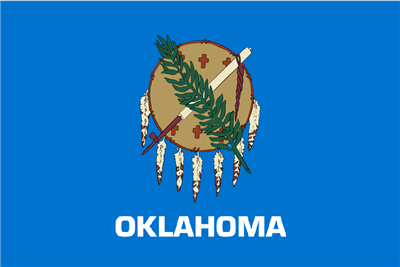 3' x 5' Oklahoma Flag - Nylon