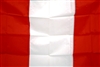 3' x 5' Peru Flag - Nylon