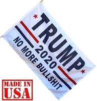 3'x5' TRUMP Flag - Trump 2020 - No More Bullshit !