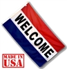 3x5 FT WELCOME Flag (Sewn Stripes) Nylon Message Flag