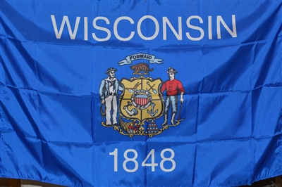 3' x 5' Wisconsin Flag - Nylon