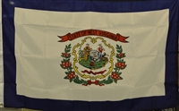 3' x 5' West Virginia Flag - Nylon