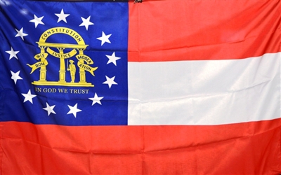 4' x 6'  Georgia Flag - Nylon