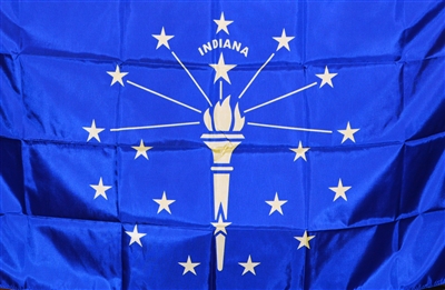 4' x 6'  Indiana Flag - Nylon