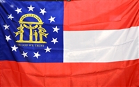 5' x 8'  Georgia Flag - Nylon