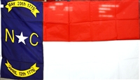 5' x 8' North Carolina Flag - Nylon