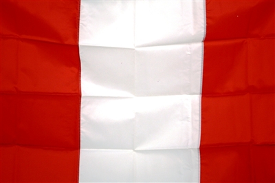 5' x 8' Peru Flag - Nylon