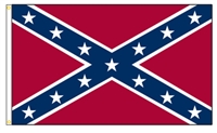 Confederate Battle Flag 3x5 Herculite Knitted Poly