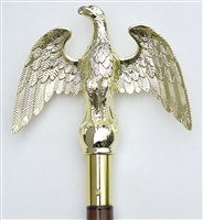 Gold Eagle Topper (Metal) - 7 Inch