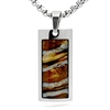 STEEL REVOLTâ„¢ Stainless Steel Necklace with Mammoth Tooth Inlay