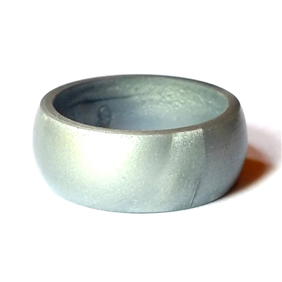 AKTYVUSâ„¢ Silver Men's Silicone Wedding Band