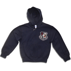 UNISEX ADULT NAVY FULL ZIP HOODIE