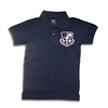 UNISEX YOUTH SHORT SLEEVE NAVY POLO