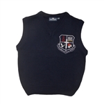 UNISEX YOUTH NAVY V-NECK VEST