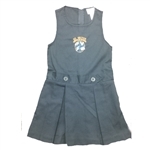 GIRLS YOUTH NAVY PLEATED JUMPER