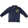 UNISEX ADULT LONG SLEEVE NAVY POLO