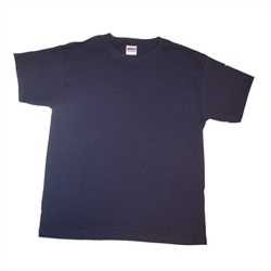 UNISEX ADULT SHORT SLEEVE NAVY T-SHIRT