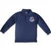 UNISEX ADULT LONG SLEEVE NAVY POLO