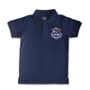 UNISEX YOUTH SHORT SLEEVE NAVY POLO