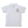 UNISEX ADULT SHORT SLEEVE WHITE POLO