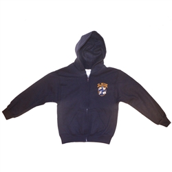 UNISEX ADULT NAVY FULL ZIP HOODIE