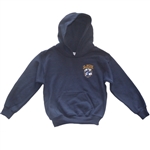 UNISEX ADULT HOODIE NAVY NO ZIP