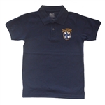 UNISEX ADULT SHORT SLEEVE NAVY POLO