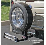 Roadmaster 195226-4 Spare Tire Carrier for Your Motorhome w/ 2" Receiver Opening - 2" Hitches