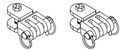 Blue Ox BX8822  Curt Rambler Tow Bar Triple Lug Kit Adapter