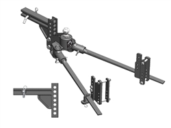 Blue Ox BXW0853 TrackPro Standard Shank 7 Hole for Trailers with Underslung Couplers