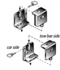 Roadmaster 201 Quick Disconnect Brackets With a Crossbar use Part# 222