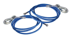 1 Pair 76" EZ-Hook Safety Cables | 655-76