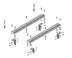 B&W Hitches RVR3200 Universal Mounting Rails