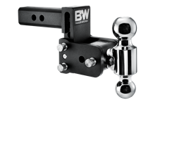 B&W Trailer Hitches Tow & Stow 2 INCH Adjustable Height and Multiple Ball Sizes TS10033B