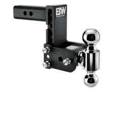 B&W Trailer Hitches Tow & Stow 2 INCH Adjustable Height and Multiple Ball Sizes TS10038B