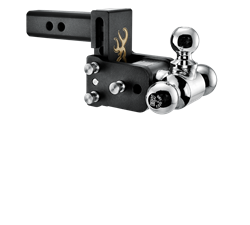 B&W Trailer Hitches Tow & Stow 2 INCH Adjustable Height and Multiple Ball Sizes TS10047BB