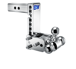 B&W Trailer Hitches Tow & Stow 2 INCH Adjustable Height and Multiple Ball Sizes TS10049C