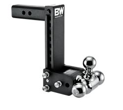 B&W Trailer Hitches Tow & Stow 2 INCH Adjustable Height and Multiple Ball Sizes TS10050B