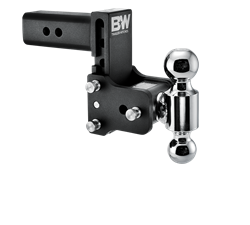 B&W Trailer Hitches Tow & Stow 2 1/2 INCH Adjustable Height and Multiple Ball Sizes TS20037B