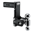 B&W Trailer Hitches Tow & Stow 2 1/2 INCH Adjustable Height and Multiple Ball Sizes TS20043B