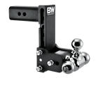 B&W Trailer Hitches Tow & Stow 2 1/2 INCH Adjustable Height and Multiple Ball Sizes TS20050B