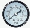 Pressure Gauge 1/8" NPT Center Back-mount Gauge 160psi 1.50"