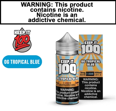 Keep it 100 - Blue Slushie Tropical  (100mL)