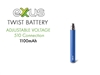 Exxus Twist 1100mAh Battery Blue