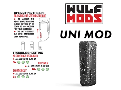 Wulf Uni Vaporizer Black and White